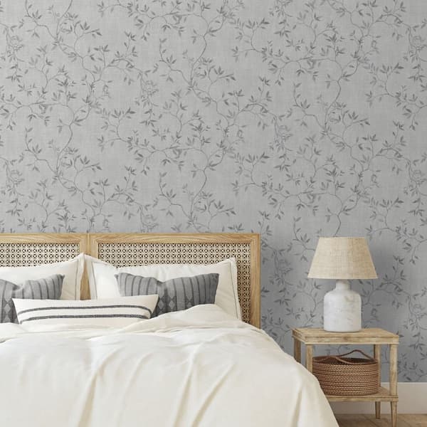 Muriva Darcy James Collection Japandi Leaf Textured Wallpaper