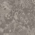 Miniatyrbild 1 av 4: Rasch - 704730 - pappersupphängningar Kalahari Non-woven tapet (exotisk) Grå 10,05 m x 0,53 m