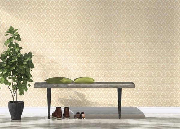 Tapet - Rasch - Trianon XIII - Beige - 10,05 m x 0,53 m - Non-vävd