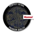 Miniatyrbild 4 av 6: Komar - D1-058 - Dot Självhäftande Rund Non-Woven Fototapet Svart/Blå
