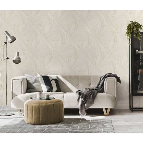 Non-woven tapet 10218-37 Tapet med vågräta ränder 0.53 x 10.05 m Erismann GMK - Fashion For Walls brun grå