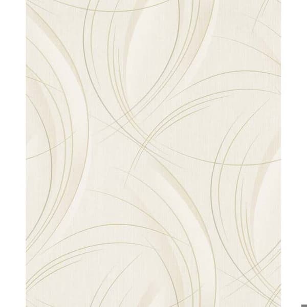 Non-woven tapet 10218-37 Tapet med vågräta ränder 0.53 x 10.05 m Erismann GMK - Fashion For Walls brun grå