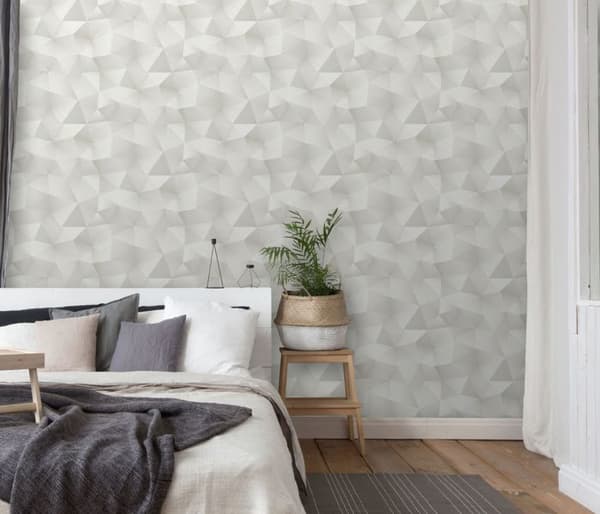 Non-woven tapet 10216-31 Grafisk tapet 0,53 x 10,05 m Erismann GMK - Fashion For Walls Grå