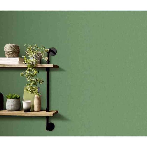 Papper non-woven 10393-07 Enfärgad tapet 0,53 x 10,05 m Erismann Martinique Grön