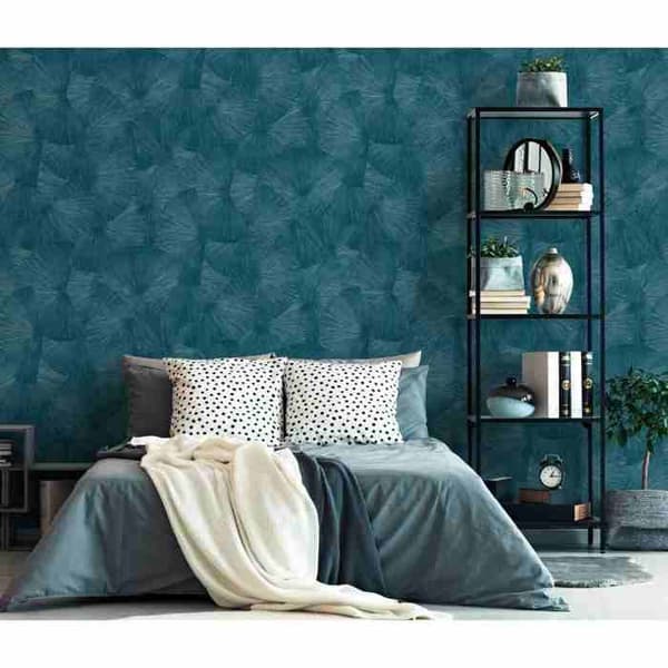 Non-woven tapet 10219-19 Grafisk tapet 0,53 x 10,05 m Erismann GMK - Fashion For Walls turkos