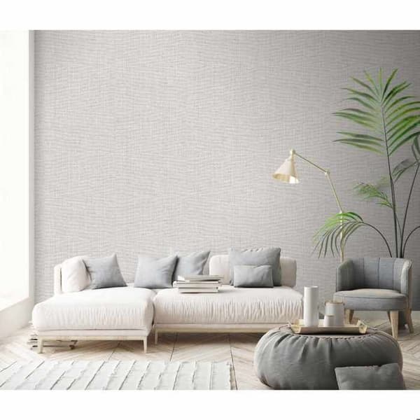 vinyl expanderad 10099-14 non-vävd enfärgad tapet 0,53 x 10,05 m Erismann Luna 2 crème