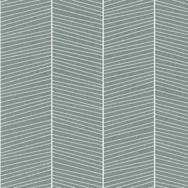 tapet non-woven 699012 grafiskt tapet 53 x 1005 cm Rasch Selection grön