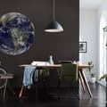 Miniatyrbild 1 av 6: rund panoramatapet Jordblå - Ø 125 cm - 611759