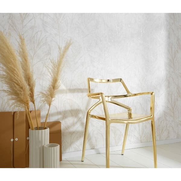 vinyl expanderad 10321-02 non-woven tapet blommor floral 0.53 x 10.05 m Erismann Evolution Beige
