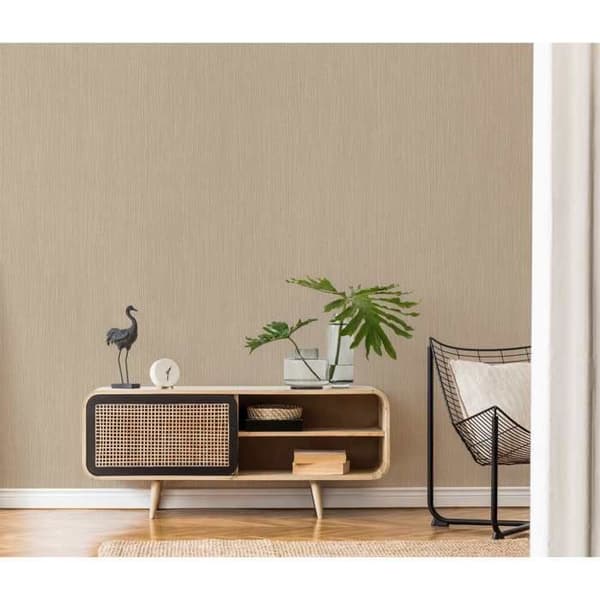 Non-woven tapet 10028-30 Ensfärgad tapet 0,53 x 10,05 m Erismann GMK - Fashion For Walls Guld