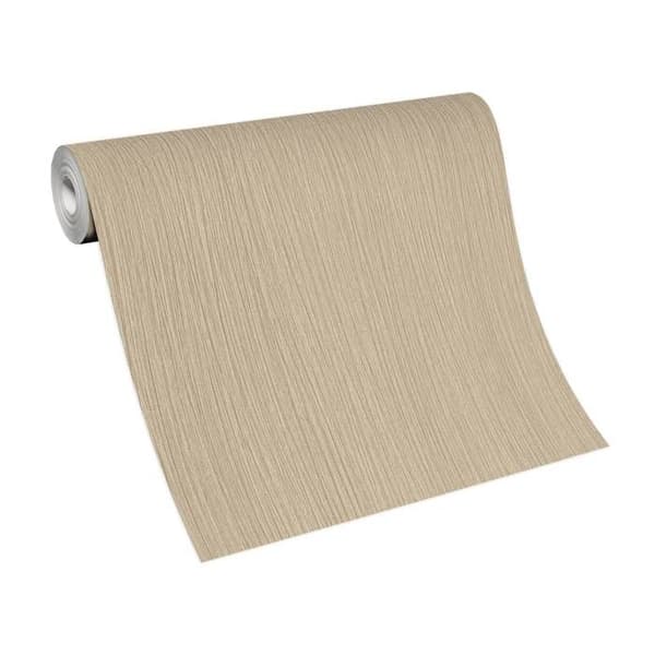 Non-woven tapet 10028-30 Ensfärgad tapet 0,53 x 10,05 m Erismann GMK - Fashion For Walls Guld