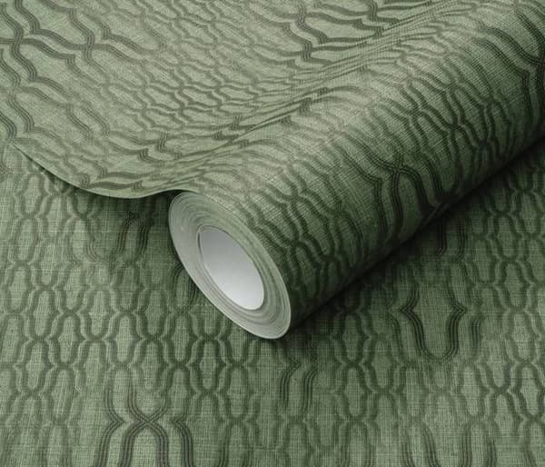Non-woven tapet 10259-07 Grafisk tapet 0,53 x 10,05 m Erismann Casual Chic grön