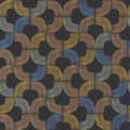 Miniatyrbild 1 av 3: Rasch 477313 Non-woven tapet Botanisk 10.05 x 0.53 m Svart Guld Blå