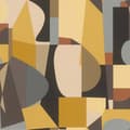 Miniatyrbild 1 av 5: Non-woven tapet - svart - brun - retro / vintage - mönstrade tapeter - 687705 - Tropical House - Rasch