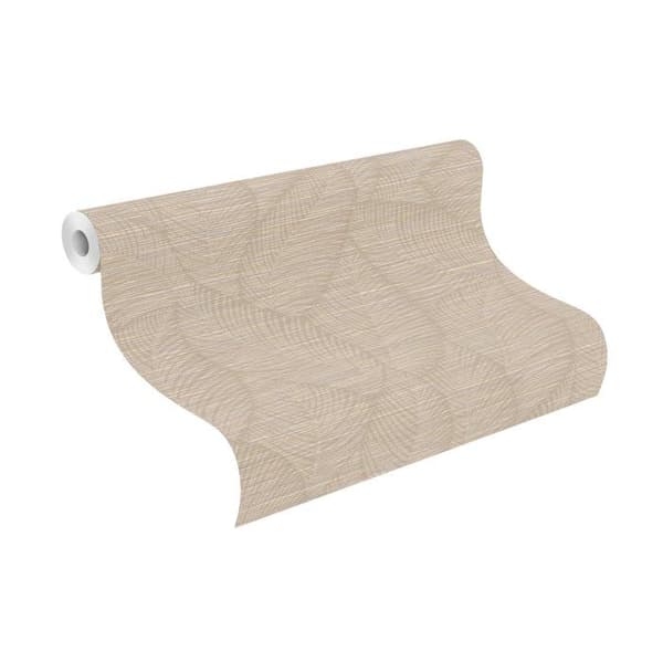 papper med non-woven 866834 tapet träd blad 53 x 1005 cm Rasch Selection beige