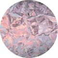 Miniatyrbild 3 av 6: rund panoramatapet självhäftande kristaller rosa och lila lila - Ø 125 cm - 611726