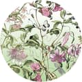 Miniatyrbild 3 av 5: rund panorama självhäftande tapet gröna och rosa blommor - Ø 125 cm - 611791