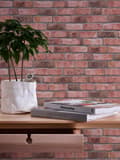 Miniatyrbild 5 av 5: Non-woven tapeter - röd - stenimitation - Mönstrade tapeter - Elements II - A.S