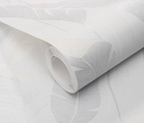 vinyl expanderad 10344-31 non-woven tapet blommor floral 0.53 x 10.05 m Erismann 4Earth Melissa grå