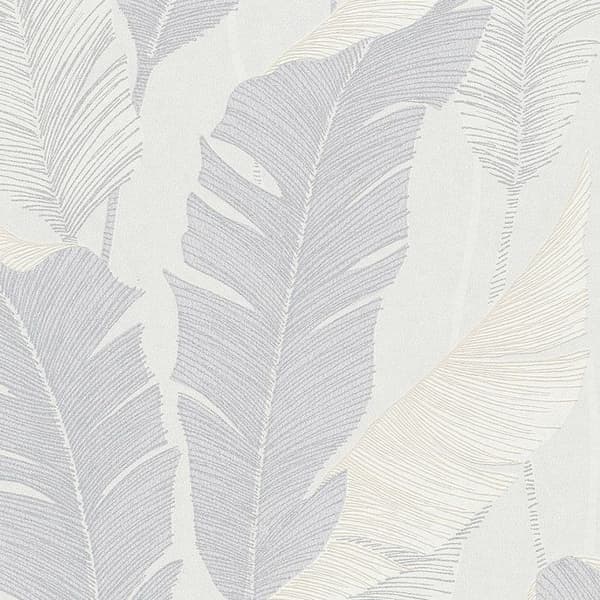 vinyl expanderad 10344-31 non-woven tapet blommor floral 0.53 x 10.05 m Erismann 4Earth Melissa grå