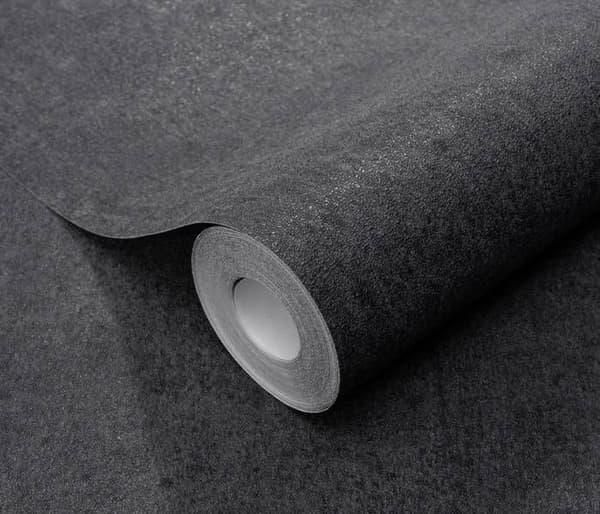 Non-woven tapet 10418-15 enfärgad tapet 0,53 x 10,05 m Erismann Play of light svart