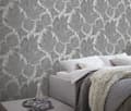 Miniatyrbild 3 av 6: Non-woven tapet 10402-10 Tapet Blommor Floral 0,53 x 10,05 m Erismann Spotlight Grå