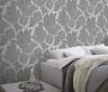 Miniatyrbild 4 av 6: Non-woven tapet 10402-10 Tapet Blommor Floral 0,53 x 10,05 m Erismann Spotlight Grå