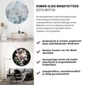 Miniatyrbild 3 av 3: rund panoramatapet Jasmin Alladin mintgrön och lila lila - Ø 125 cm - 611719