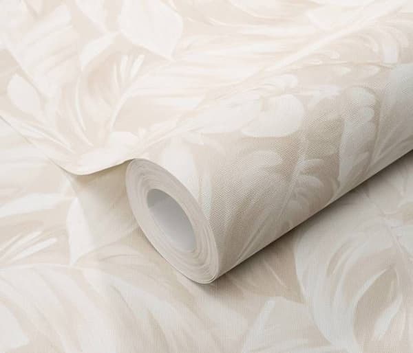 Non-tappet non-tissé 10416-02 Tapet Blommor Floral 0,53 x 10,05 m Erismann Ljusspel Crème