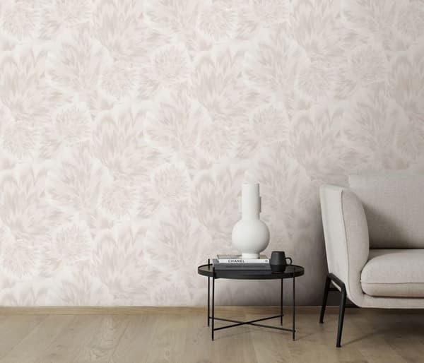 Non-woven tapet 10402-14 tapet blommor floral 0,53 x 10,05 m Erismann Spotlight Beige