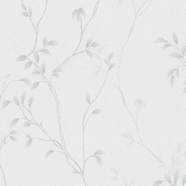 Non-woven tapeter - vit - träd / löv - Mönstrade tapeter - Pure Elegance - A.S