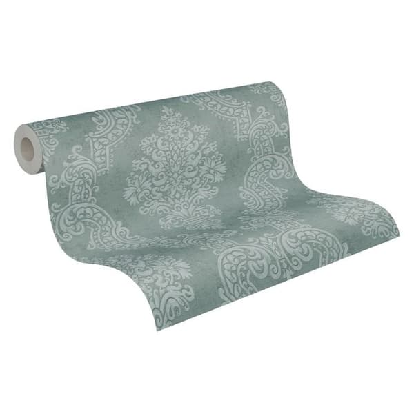 Non-woven tapeter - grön - barock - Mönstrade tapeter - Pure Elegance - A.S