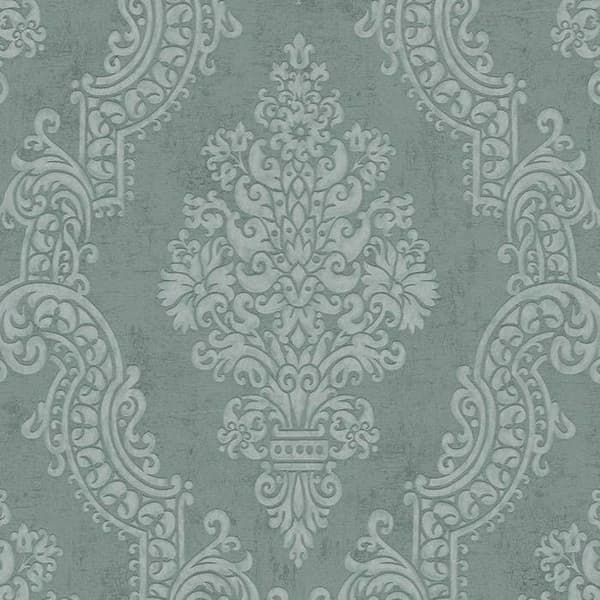Non-woven tapeter - grön - barock - Mönstrade tapeter - Pure Elegance - A.S