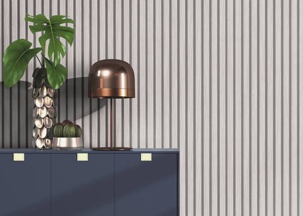 tapet 278415 tapet med randig vågig pappersdesign 53 x 1005 cm Rasch Selection grå
