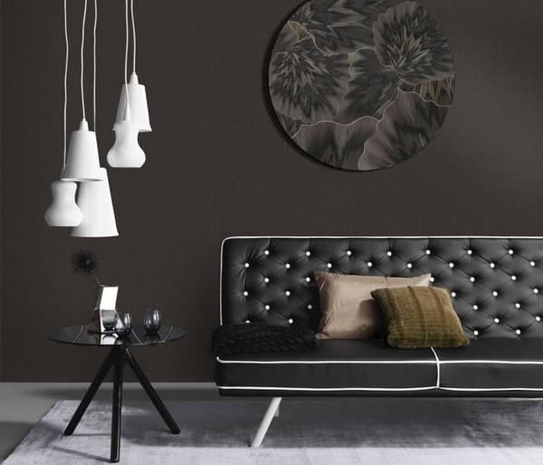 Non-woven tapet 10437-15 enfärgad tapet 0,53 x 10,05 m Erismann Spotlight svart