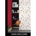 Miniatyrbild 2 av 3: Rasch 500530 non-woven tapet med mönster 10,05 x 0,53 m vit röd svart