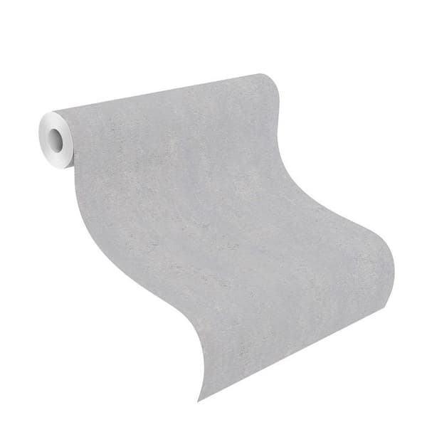 Non-woven tapet - grå - Slät / slät - slät tapet - 687330 - Urval - Rasch