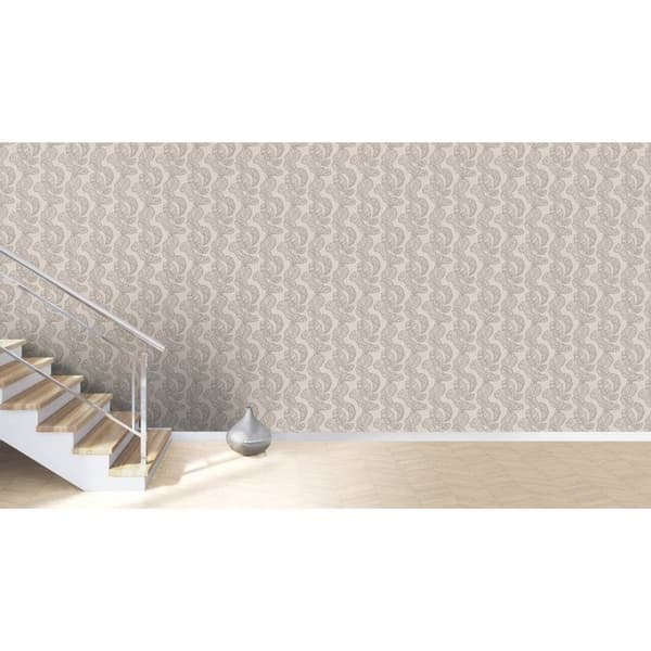 Rasch Färg din liv 822632 Vinyltapet Botanisk 0.53 x 10.05 m Beige