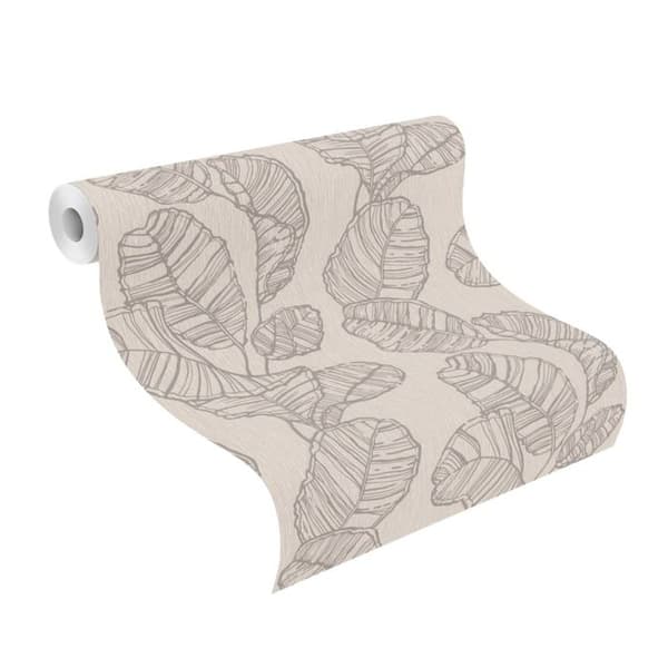 Rasch Färg din liv 822632 Vinyltapet Botanisk 0.53 x 10.05 m Beige