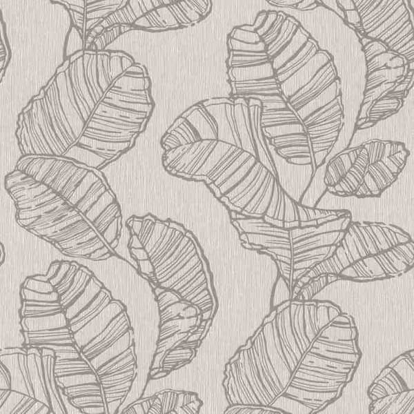 Rasch Färg din liv 822632 Vinyltapet Botanisk 0.53 x 10.05 m Beige