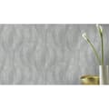 Miniatyrbild 2 av 3: Rasch Färg Din Liv 315820 Non-woven Tapet Vågor 0.53 x 10.05 m Grå