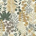 Miniatyrbild 1 av 2: papper tapet 465334 tapet blommor floral 53 x 1005 cm Rasch Selection beige grön