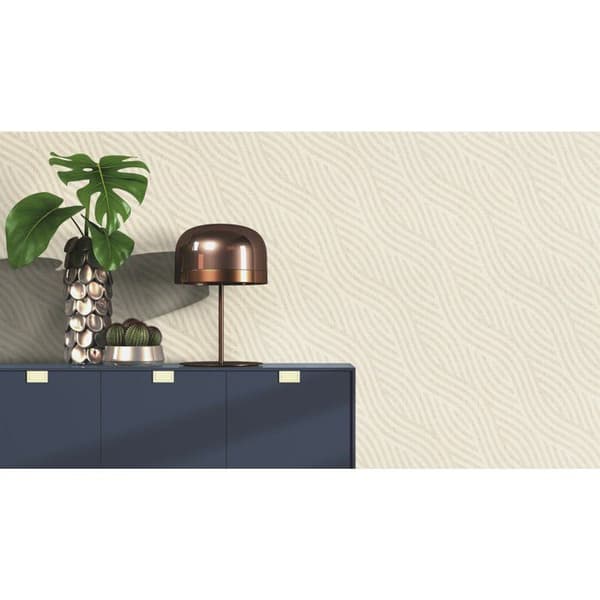 Rasch tapet non-woven grafisk beige crème 10,05 m x 0,53 m Kalahari 704532