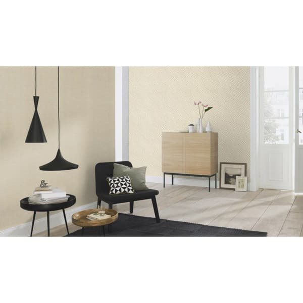 Rasch tapet non-woven grafisk beige crème 10,05 m x 0,53 m Kalahari 704532
