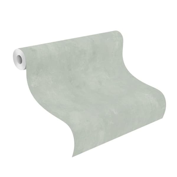 tapet 201543 enfärgad tapet 53 x 1005 cm Rasch Selection grön
