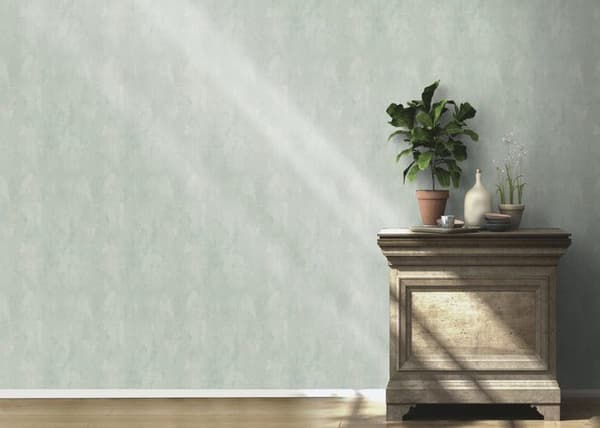 tapet 201543 enfärgad tapet 53 x 1005 cm Rasch Selection grön