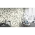 Miniatyrbild 3 av 6: Rasch non-woven tapet grå botanisk beige 10,05 m x 0,53 m tapetbyte II 651249