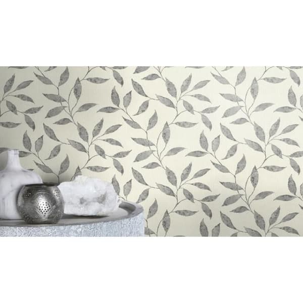 Rasch non-woven tapet grå botanisk beige 10,05 m x 0,53 m tapetbyte II 651249