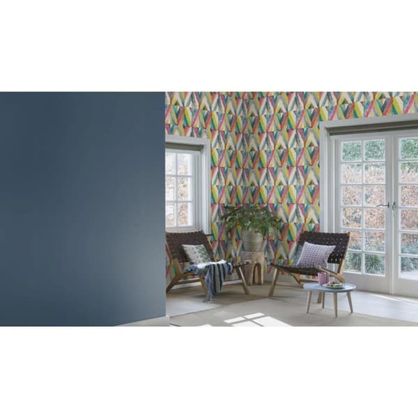 Rasch Kalahari 704051 Non-woven tapet 3D-effekt 0.53 x 10.05 m Färgglad