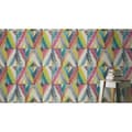 Miniatyrbild 1 av 6: Rasch Kalahari 704051 Non-woven tapet 3D-effekt 0.53 x 10.05 m Färgglad